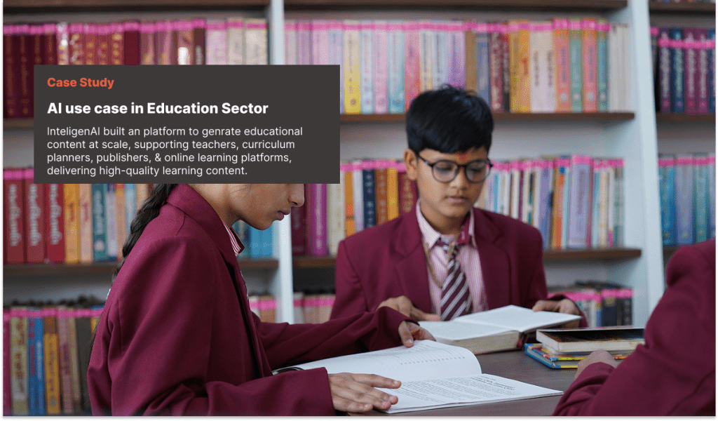 AI use case in the education sector