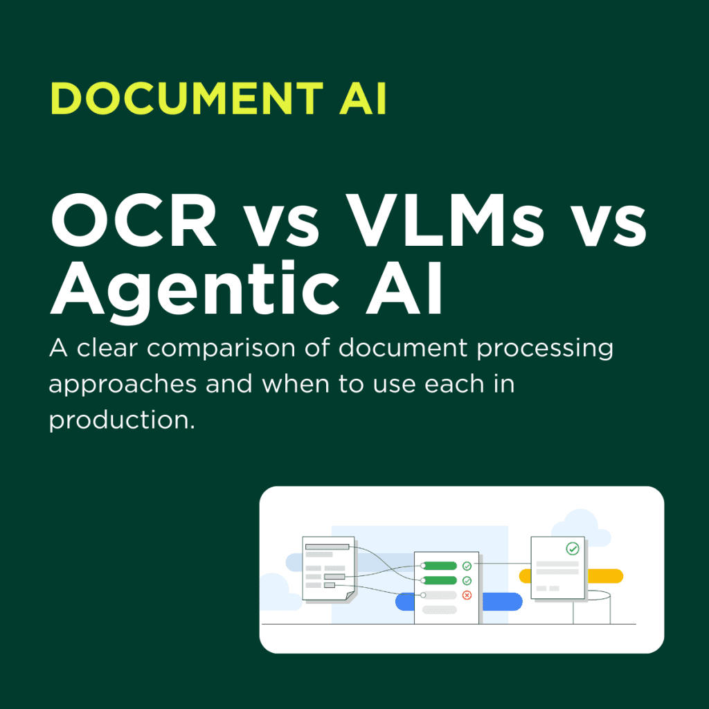 Best document AI approach in 2026: OCR, VLMs, or Agentic Systems?
