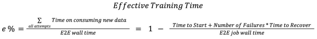 Effective Training Time Formula